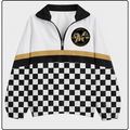 Marietta Checkered Scuba Pullover
