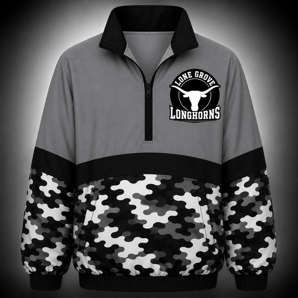 Lone Grove Camo Scuba Pullover