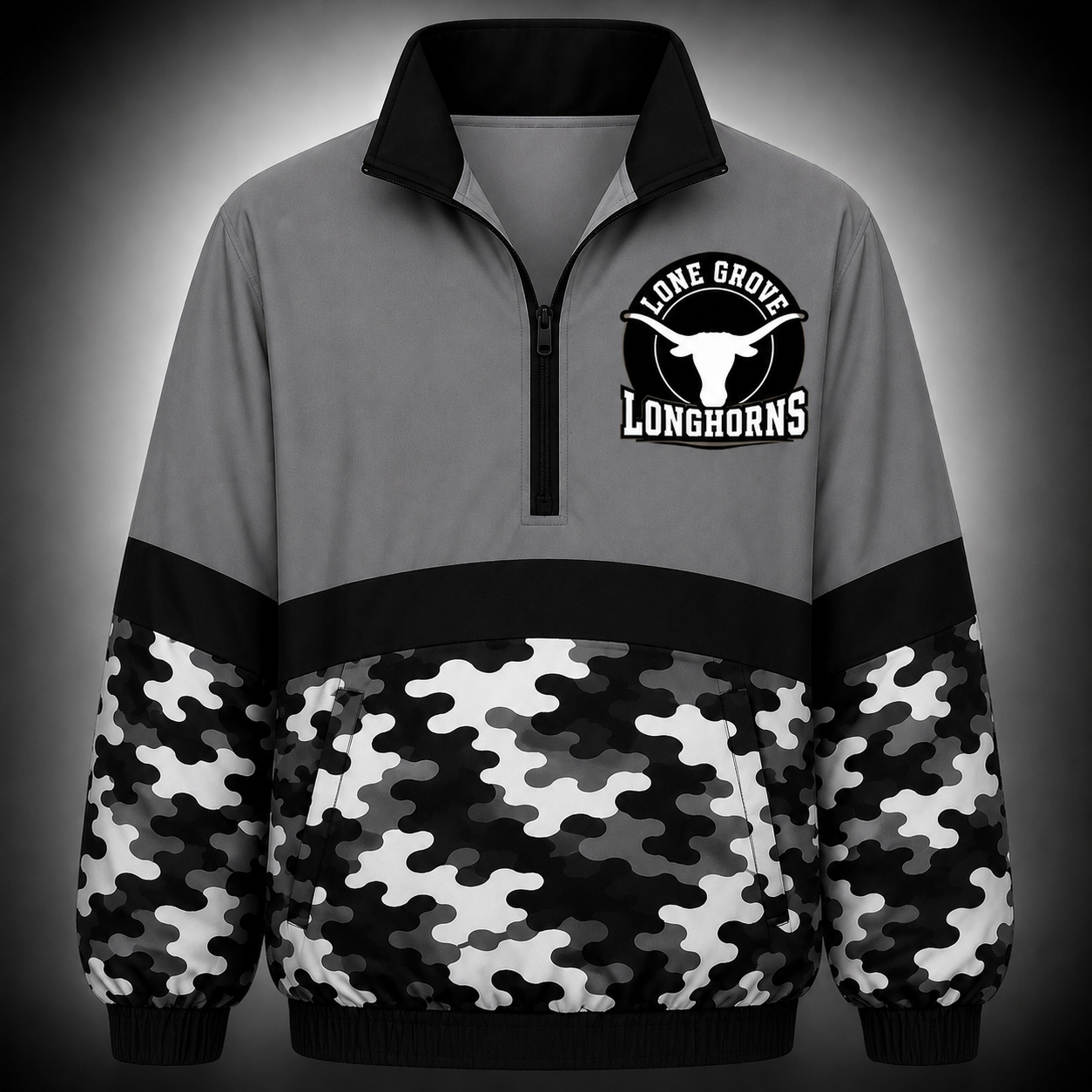 Lone Grove Camo Scuba Pullover