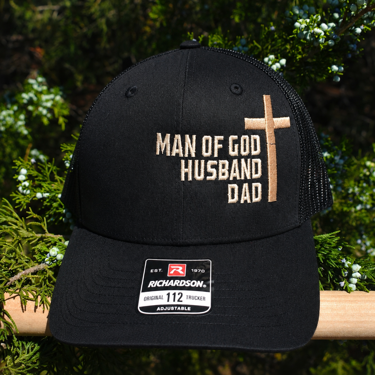 Man of God Mens Cross Hat