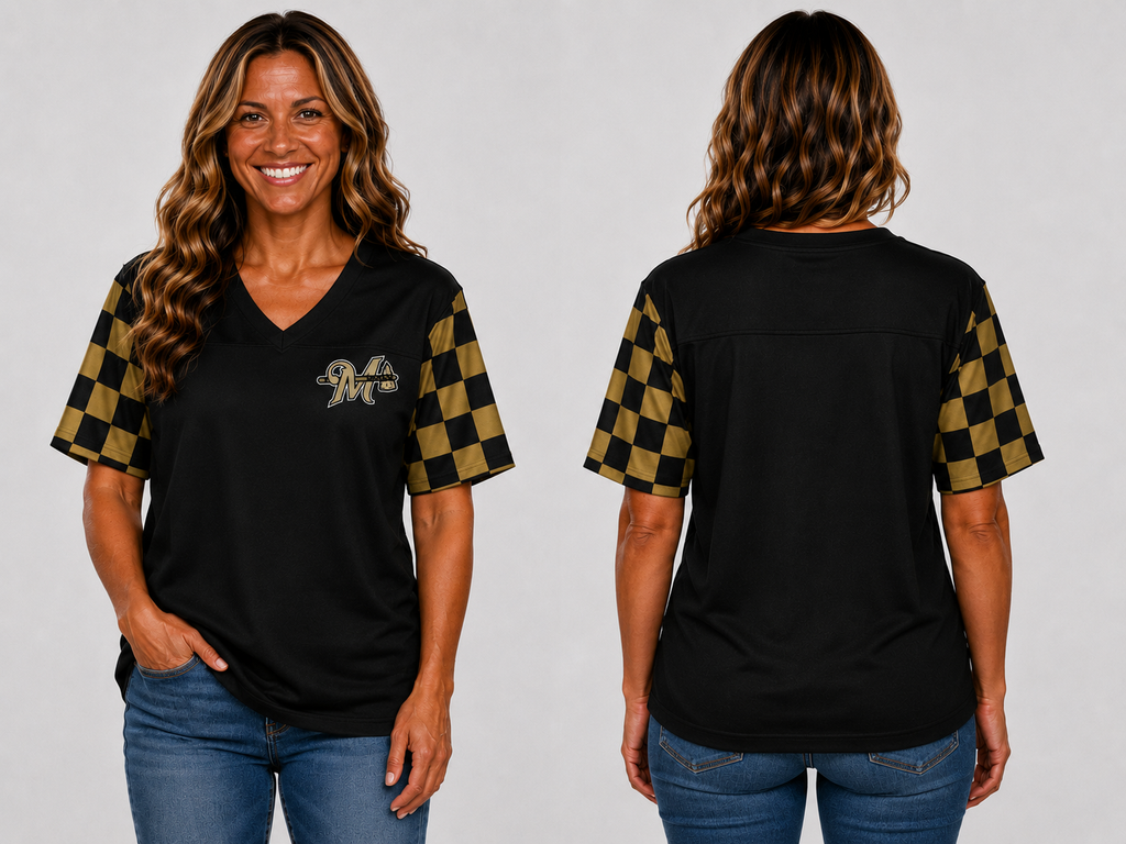 Checkered Sleeve Spirit Jersey