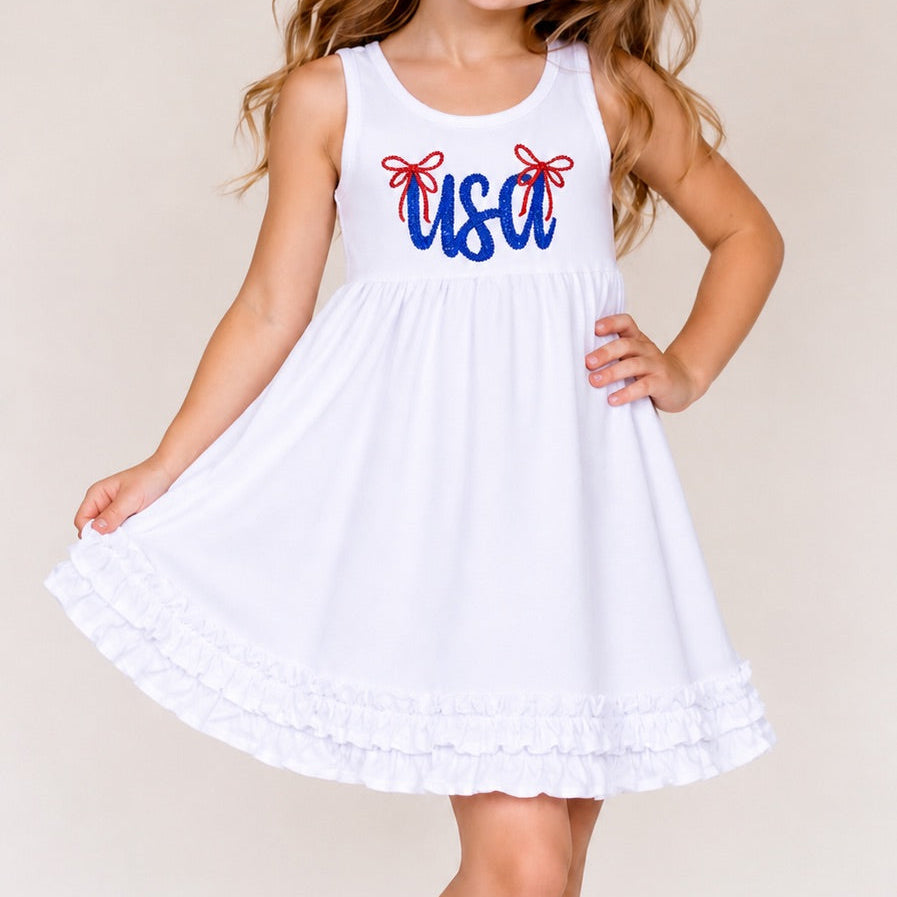 Girls Empire Waist Dress